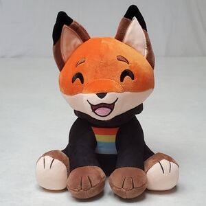 YouTooz Fundy Sit Plush Stuffed 10” Limited Edition w/Pink Seam Tag Collectible